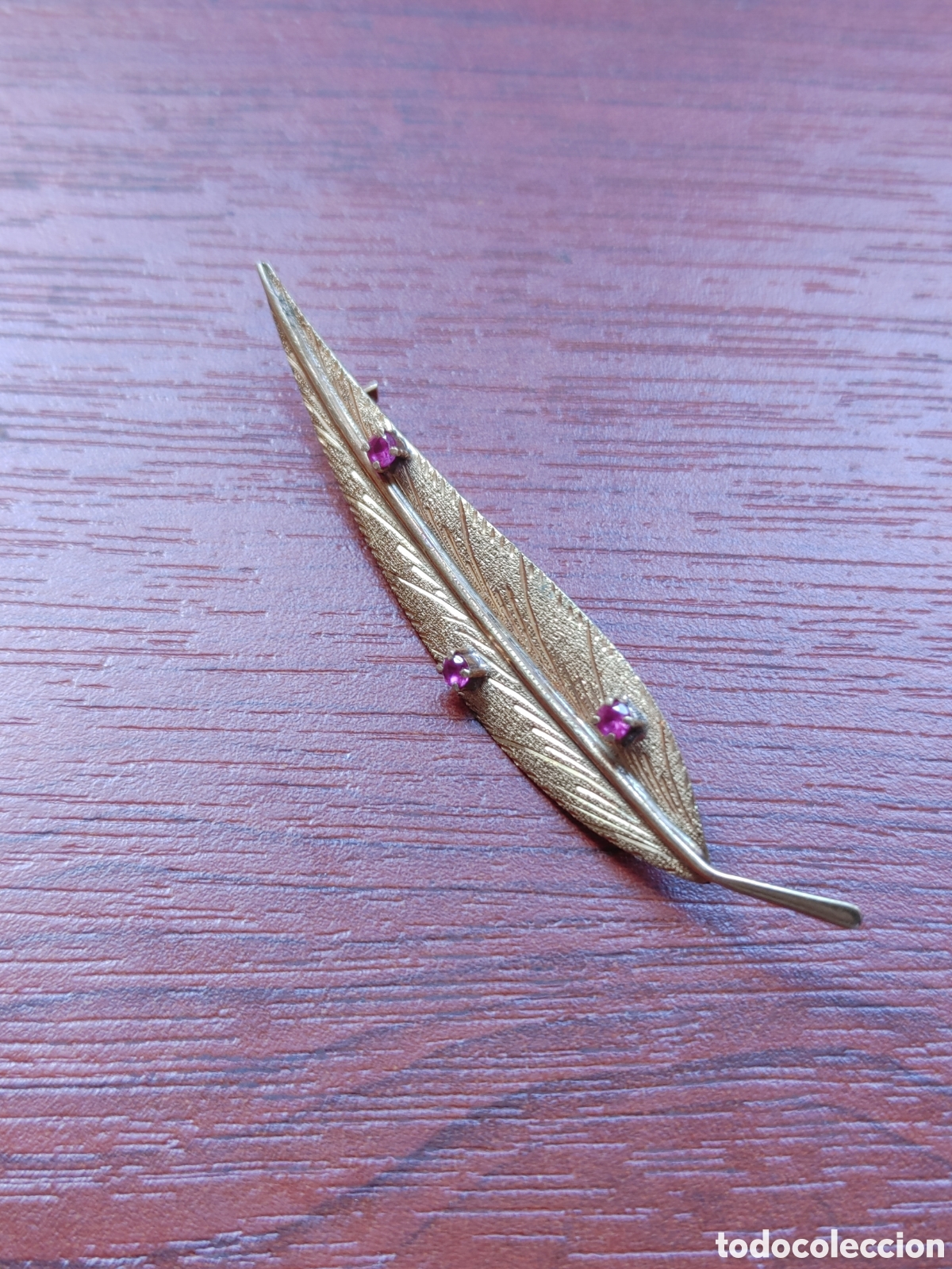 Joyeria: Broche en oro y rubis - Foto 3