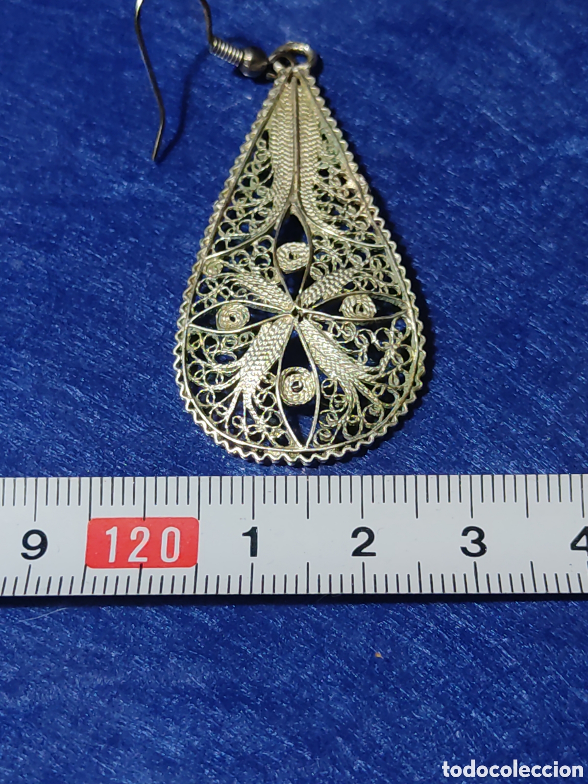 Joyeria: Pendientes largos calados filigrana. - Foto 4