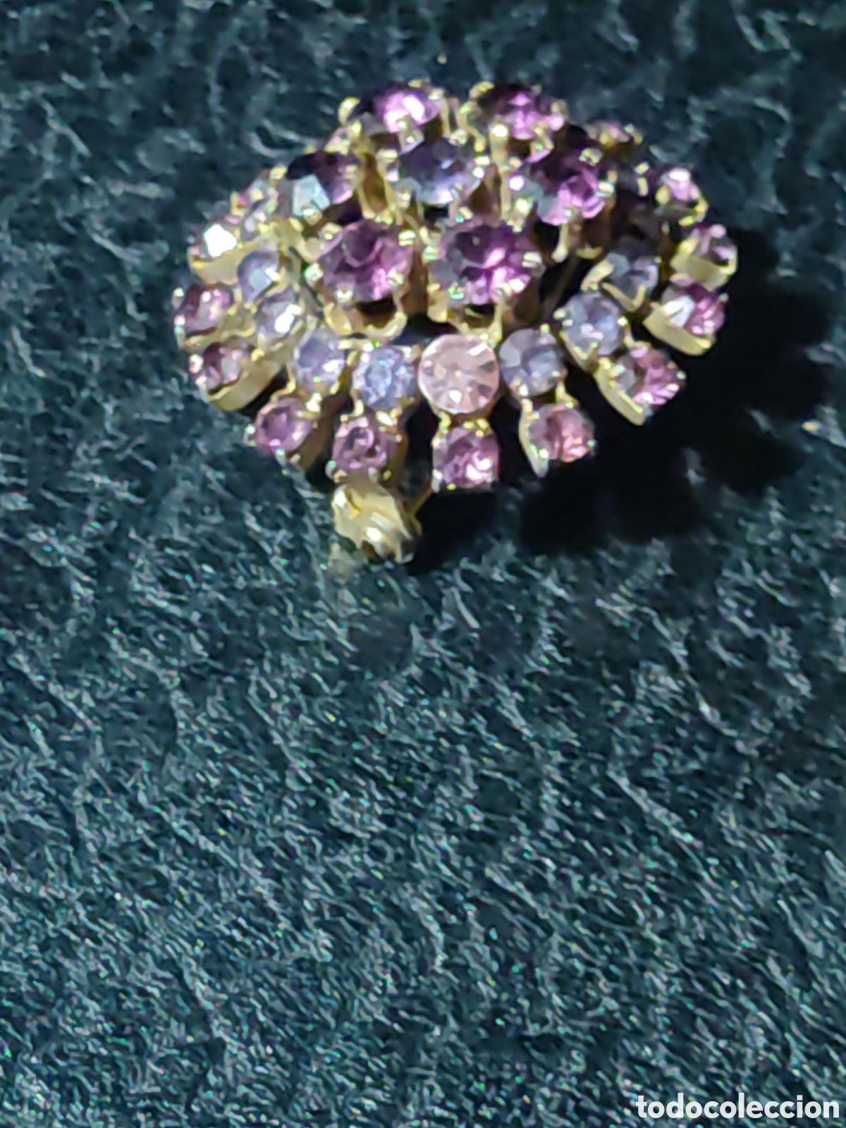 Joyeria: Broche de cristales.A&ntilde;os 60-70. - Foto 3