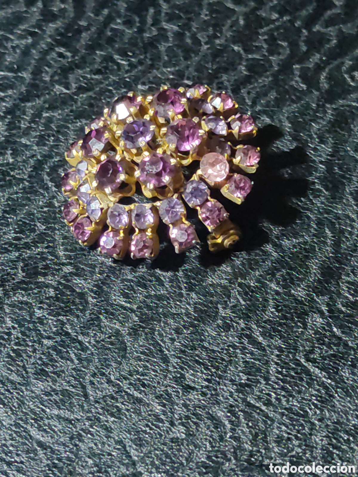 Joyeria: Broche de cristales.A&ntilde;os 60-70. - Foto 4