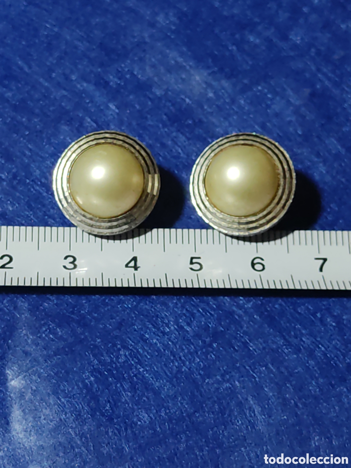 Joyeria: Pendientes de perlas, Vintage. - Foto 3
