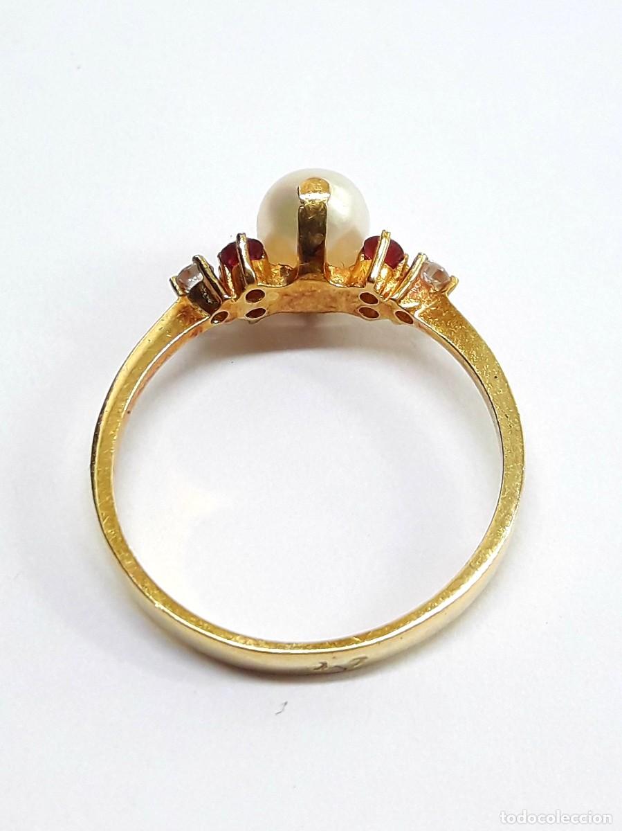 Joyeria: BELLA SORTIJA DE ORO Y PERLA BARROCA NUEVA A ESTRENAR - Foto 12