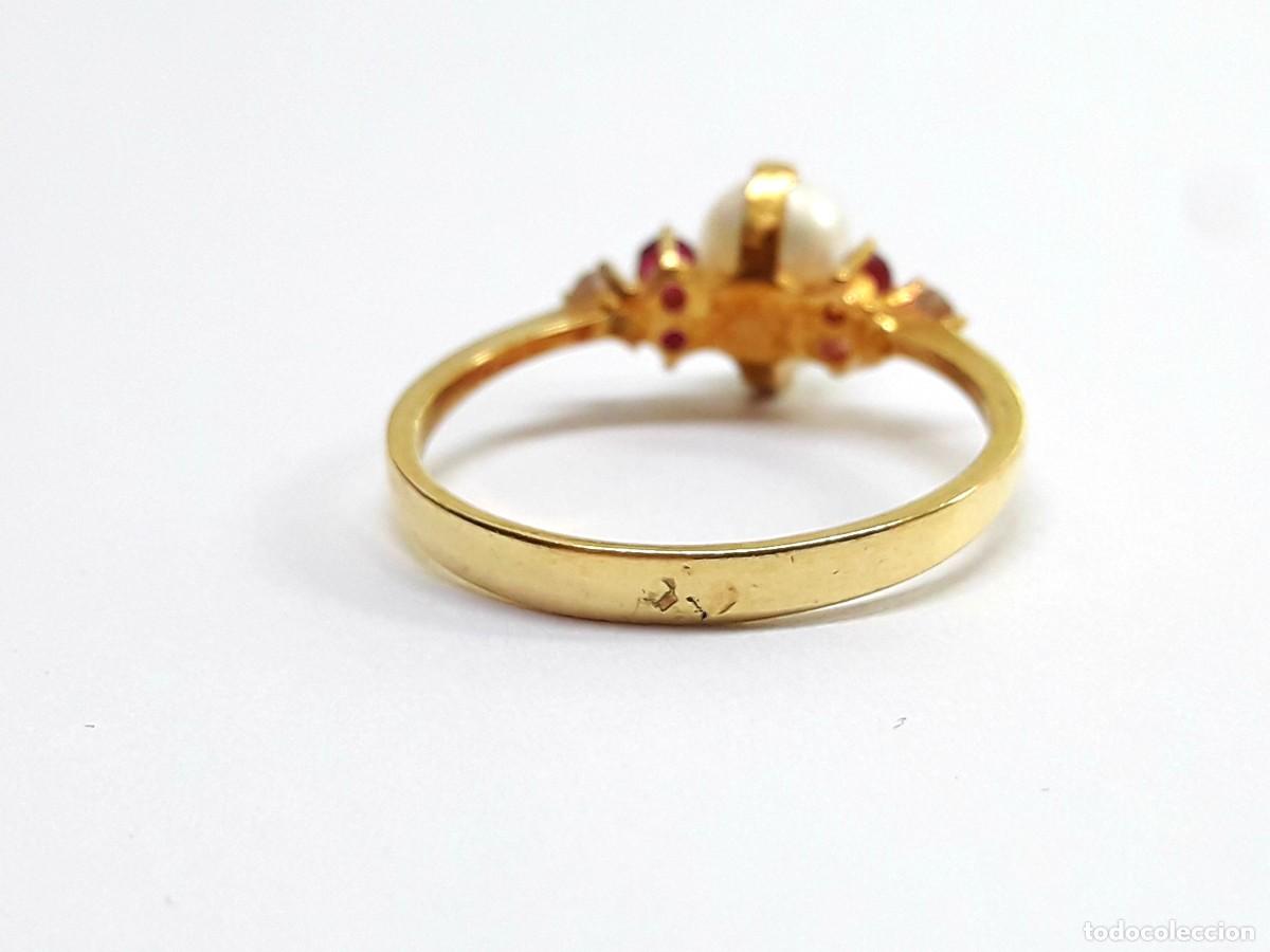 Joyeria: BELLA SORTIJA DE ORO Y PERLA BARROCA NUEVA A ESTRENAR - Foto 14