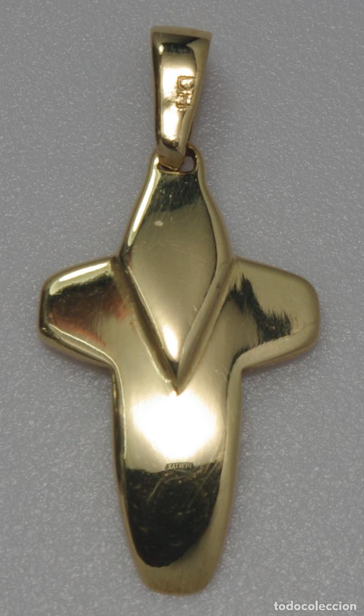 Joyeria: Cruz de ORO de 750 mil&eacute;simas. - Foto 2