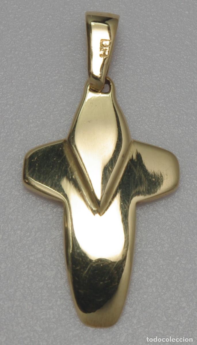 Joyeria: Cruz de ORO de 750 mil&eacute;simas. - Foto 3
