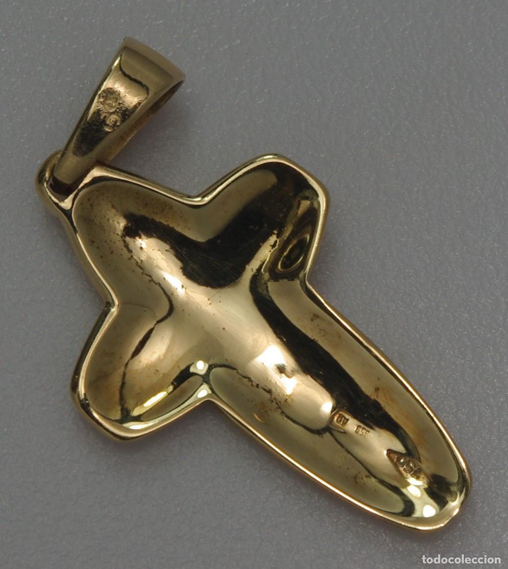 Joyeria: Cruz de ORO de 750 mil&eacute;simas. - Foto 4