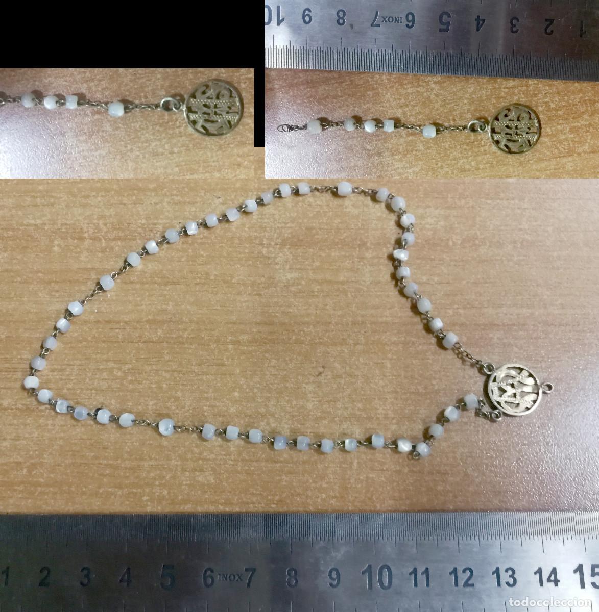Joyeria: Rosario antiguo de nacar - Foto 2
