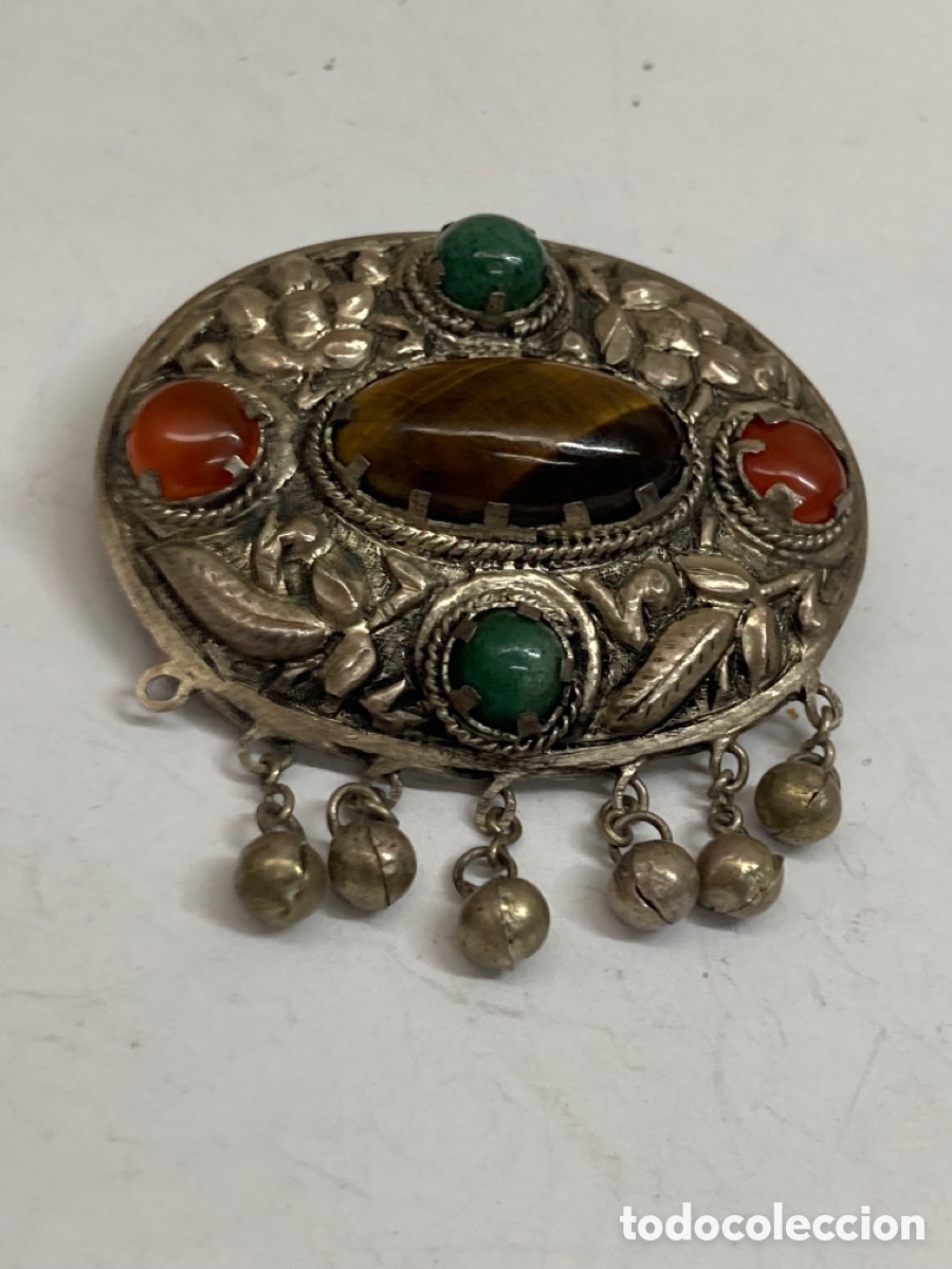 Joyeria: Broche de plata con piedras naturales B14 - Foto 1