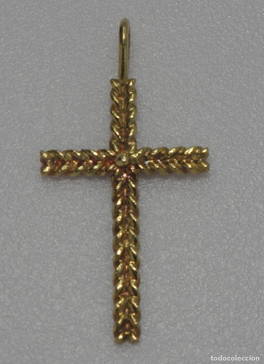Joyeria: Cruz de ORO de 750 mil&eacute;simas. - Foto 1