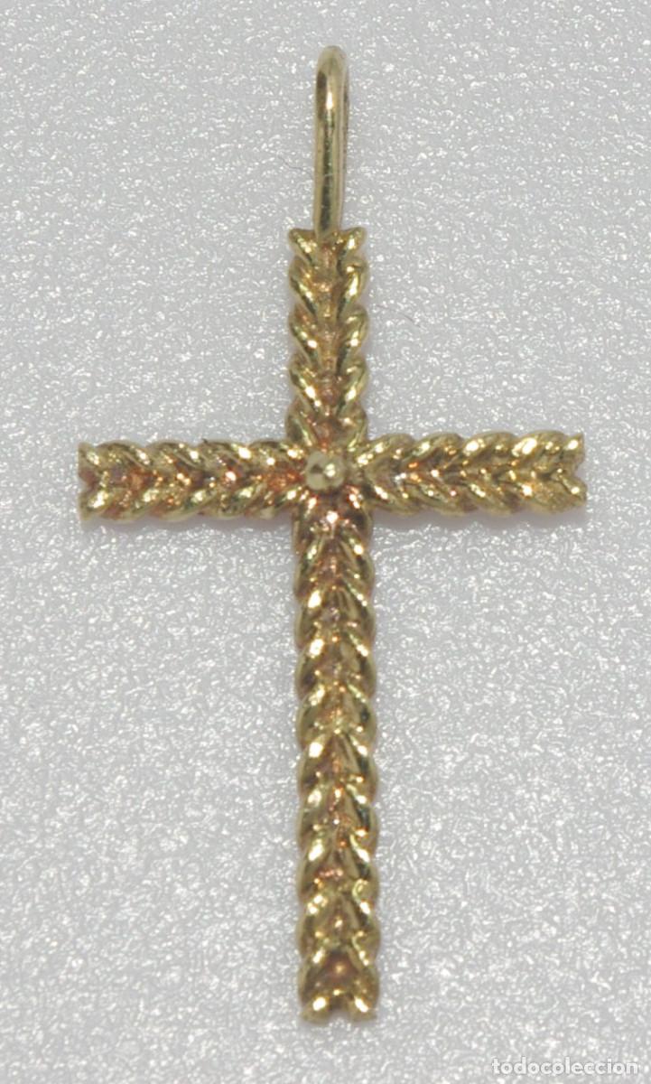 Joyeria: Cruz de ORO de 750 mil&eacute;simas. - Foto 2