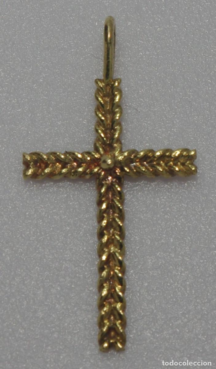 Joyeria: Cruz de ORO de 750 mil&eacute;simas. - Foto 4