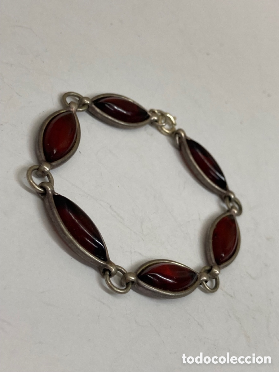 Joyeria: Pulsera de plata y &Aacute;mbar Pul60 - Foto 1