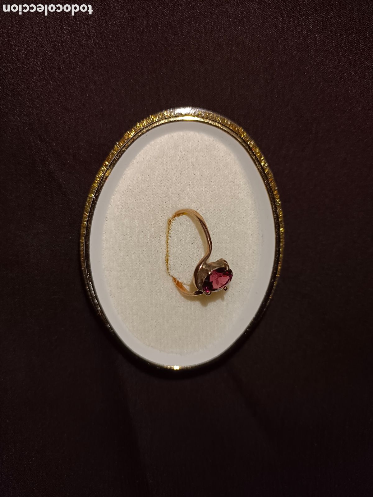 Joyeria: Anillo oro con granate - Foto 3