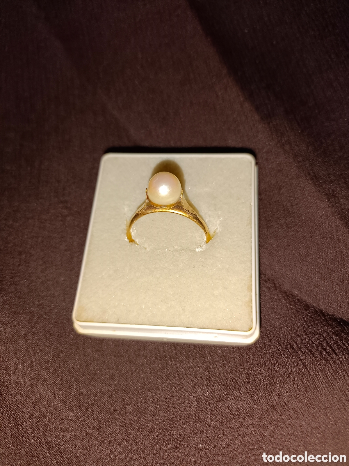Joyeria: Anillo oro 18k con perla cultivada - Foto 2