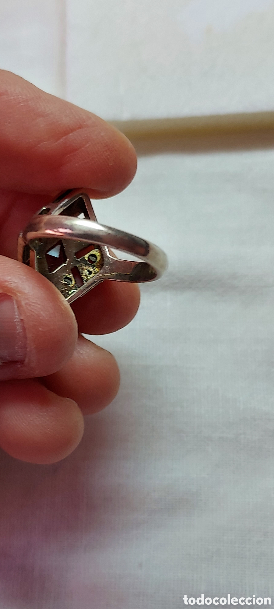 Joyeria: ANILLO DE PLATA Y CRISTAL MORADO - Foto 3