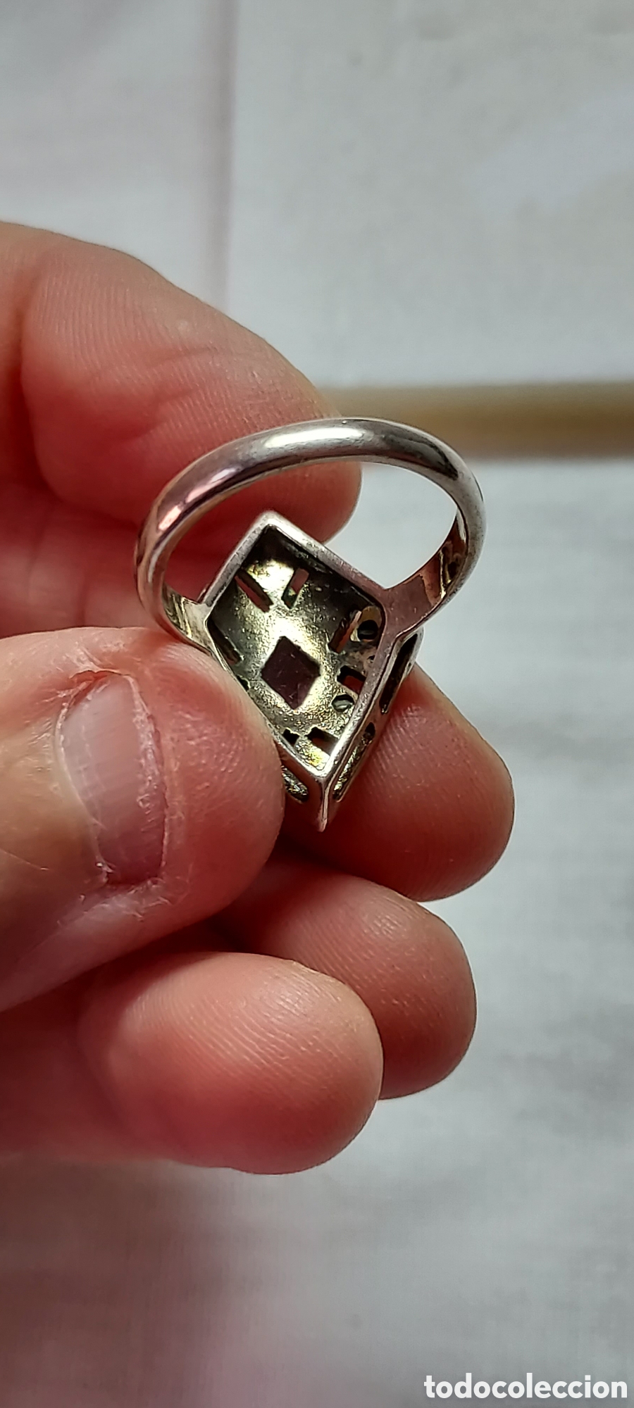 Joyeria: ANILLO DE PLATA Y CRISTAL MORADO - Foto 4
