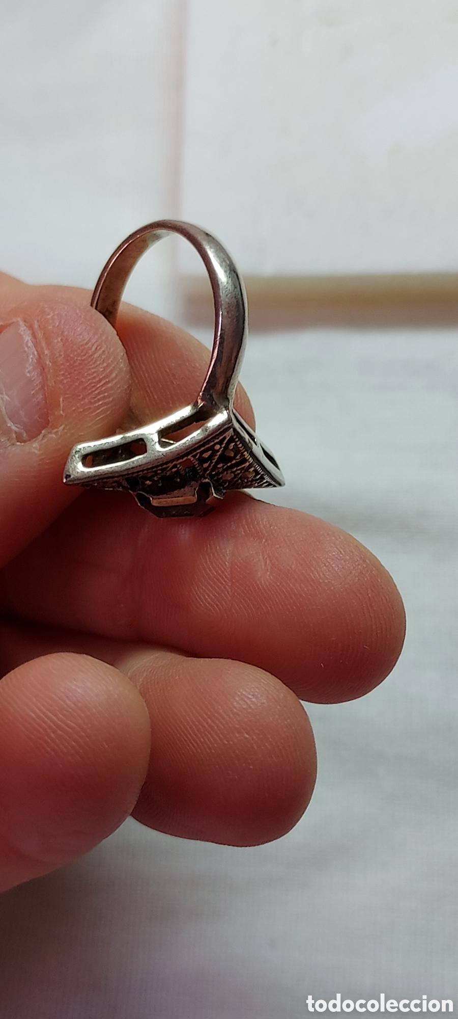 Joyeria: ANILLO DE PLATA Y CRISTAL MORADO - Foto 5