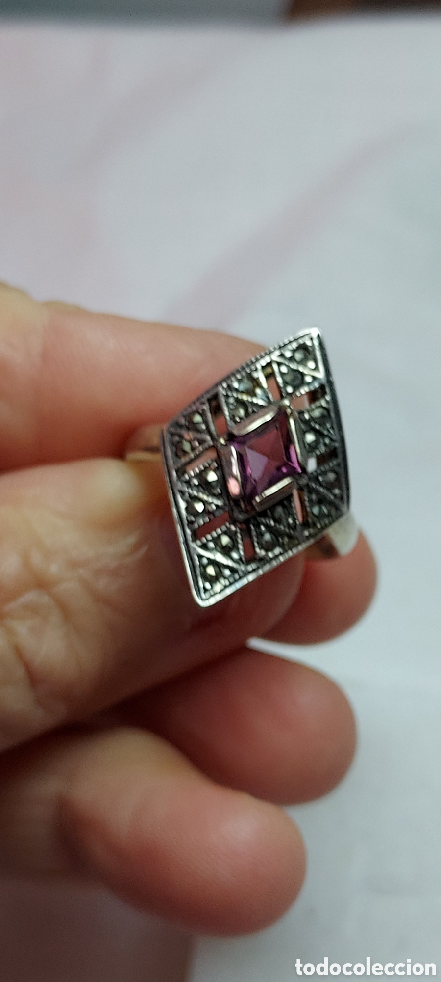 Joyeria: ANILLO DE PLATA Y CRISTAL MORADO - Foto 10