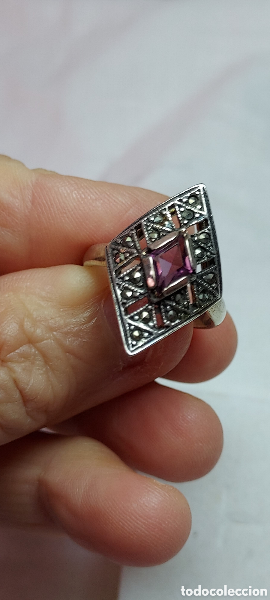 Joyeria: ANILLO DE PLATA Y CRISTAL MORADO - Foto 11