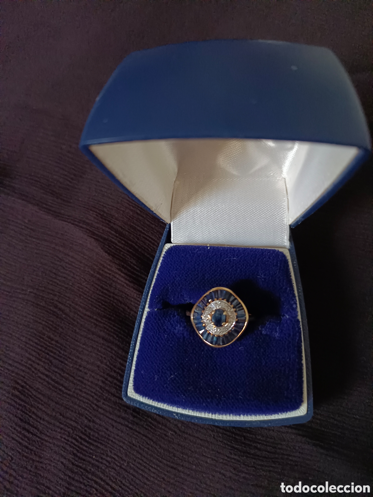 Joyeria: Anillo oro con zafiros - Foto 3