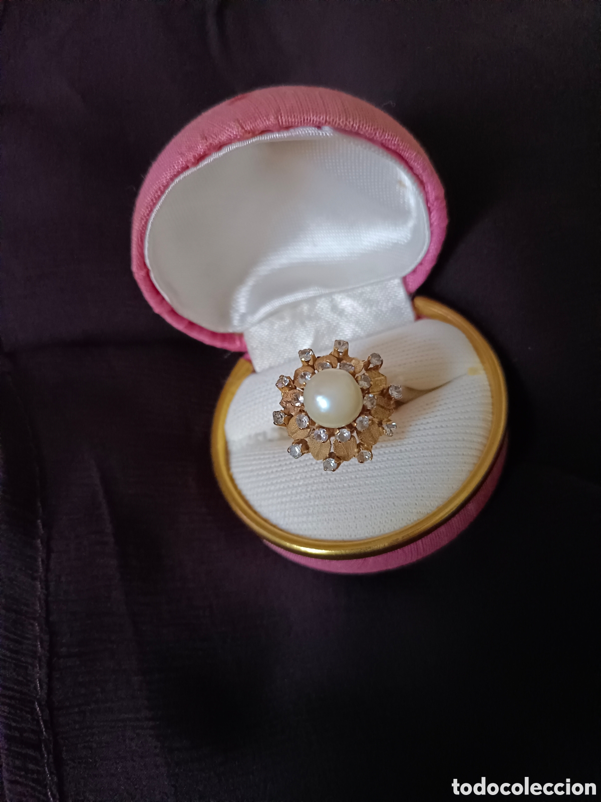 Joyeria: Anillo de oro con la perla y circonias - Foto 10