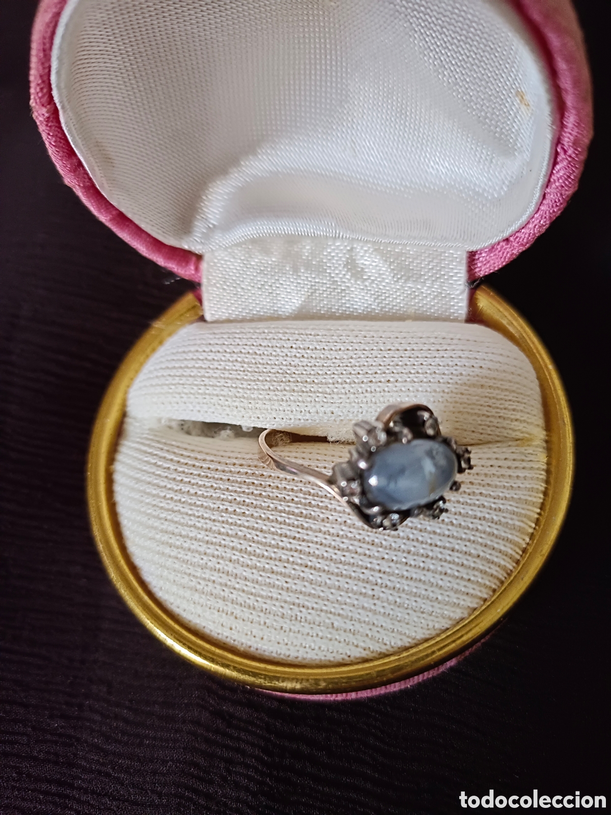 Joyeria: Anillo de oro con zafiro - Foto 2