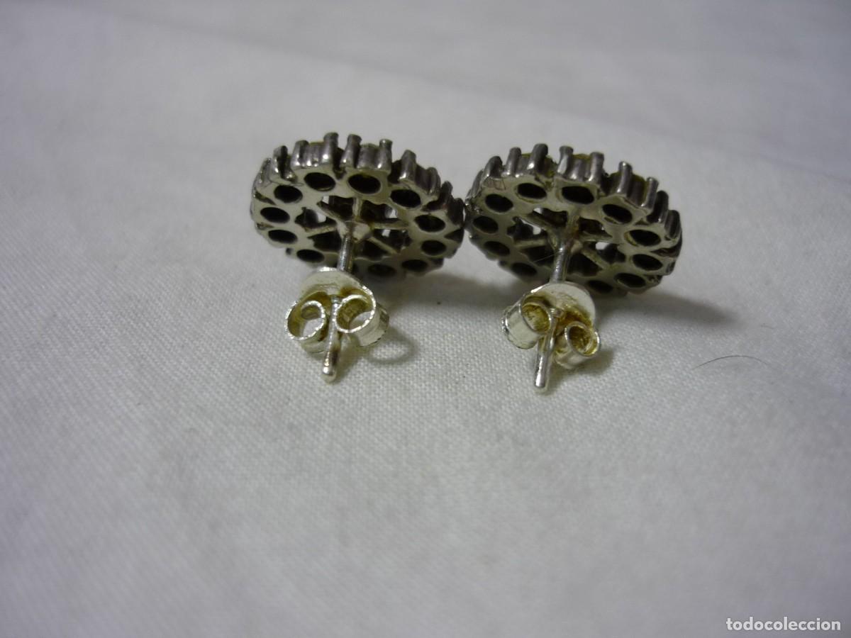 Joyeria: Pendientes de plata con circonitas - Foto 3