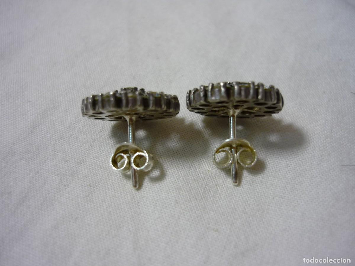 Joyeria: Pendientes de plata con circonitas - Foto 5