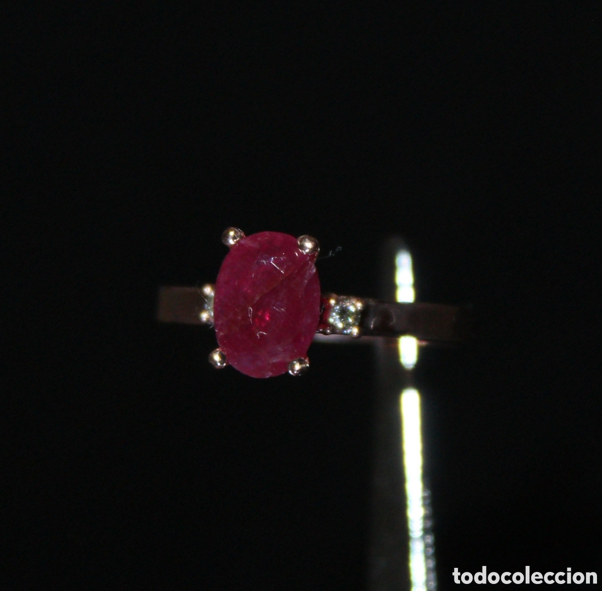 Joyeria: Rub&iacute; y diamantes certificado IGI. - Foto 3