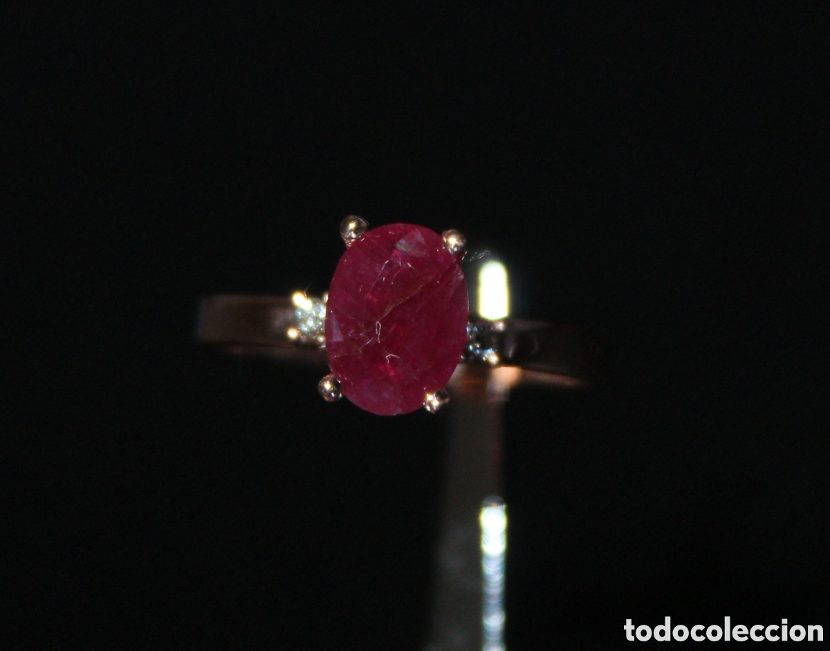Joyeria: Rub&iacute; y diamantes certificado IGI. - Foto 4