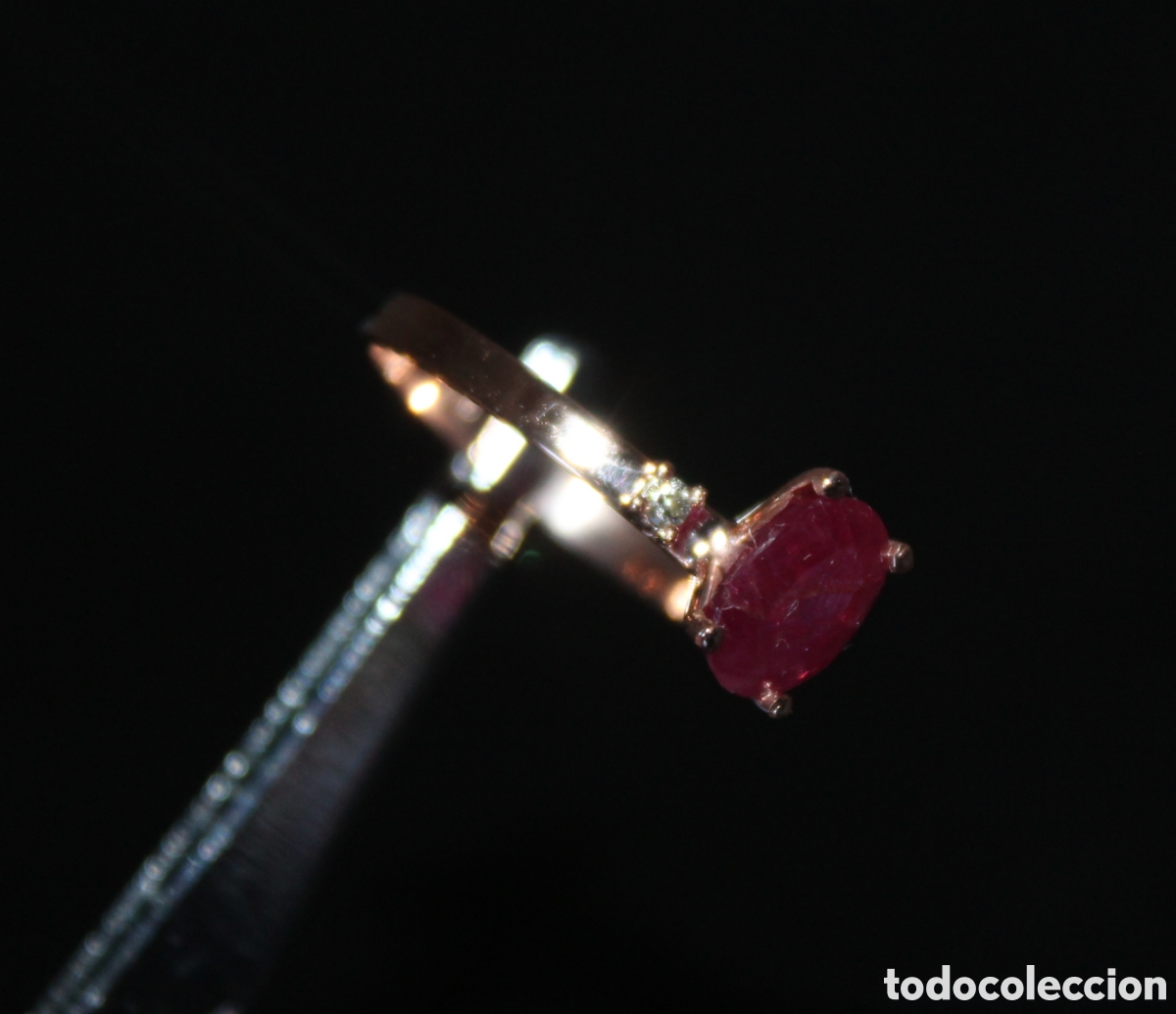 Joyeria: Rub&iacute; y diamantes certificado IGI. - Foto 5