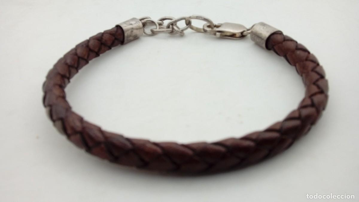 Joyeria: PULSERA CUERO CON CIERRE PLATA - Foto 1
