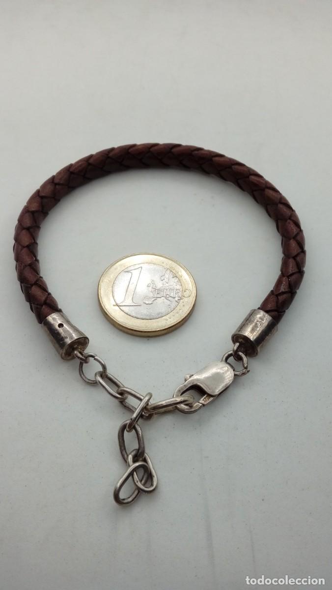 Joyeria: PULSERA CUERO CON CIERRE PLATA - Foto 2