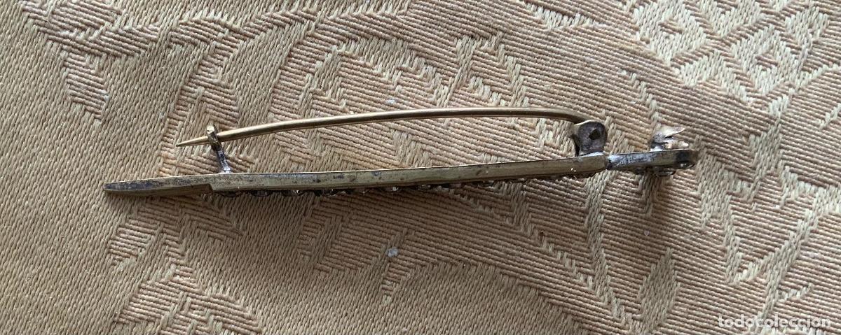Joyeria: ANTIGUO BROCHE CON FORMA DE FLECHA - Foto 4