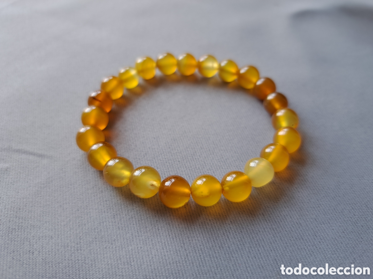 Joyeria: Pulsera de agata amarilla - Foto 1