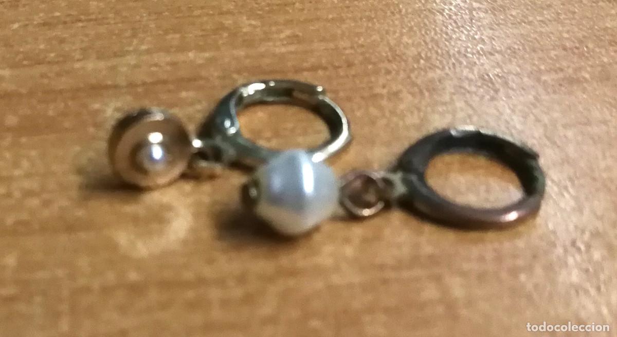 Joyeria: antiguos pendientes de perlas autenticas - Foto 1