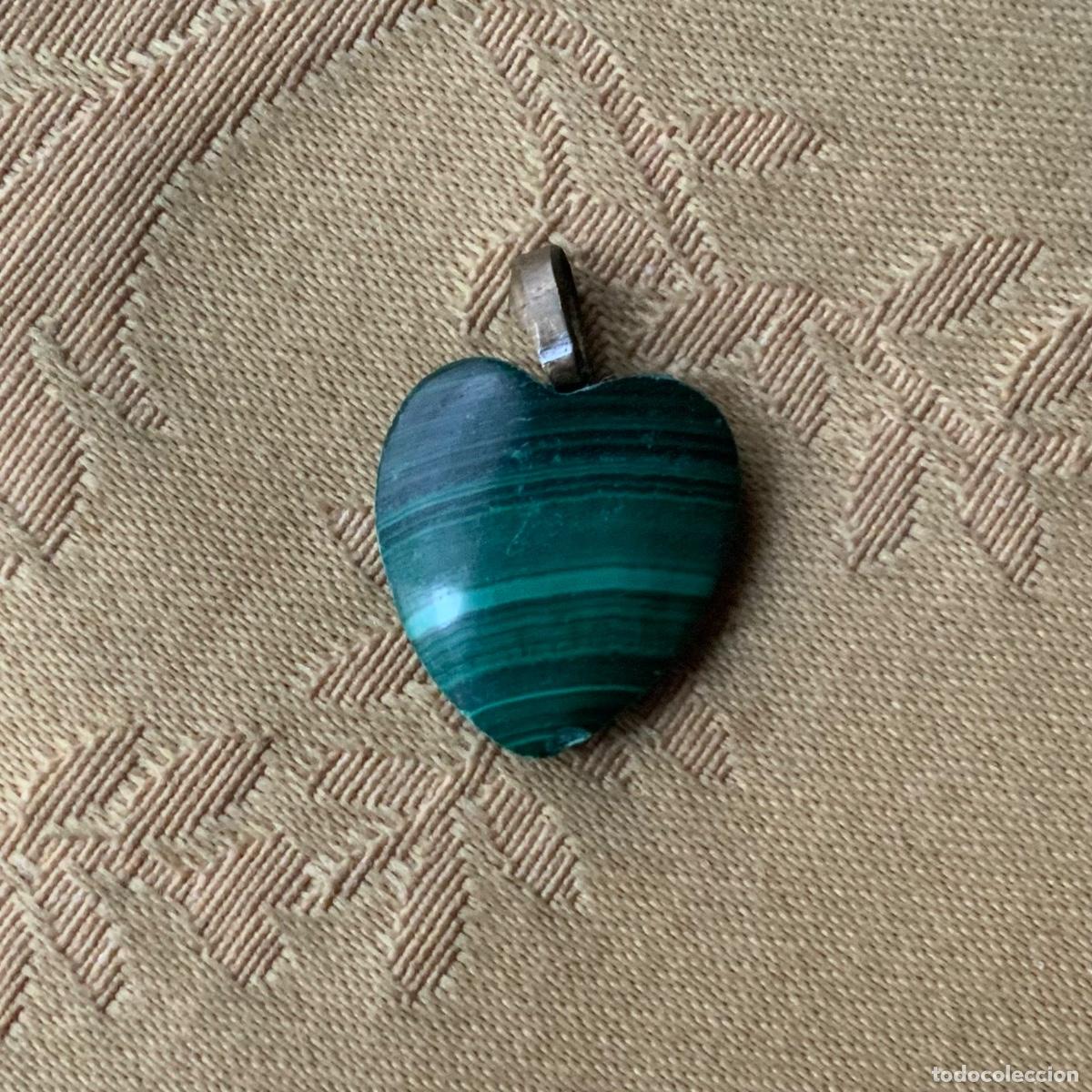 Joyeria: COLGANTE CORAZ&Oacute;N DE MALAQUITA - Foto 5