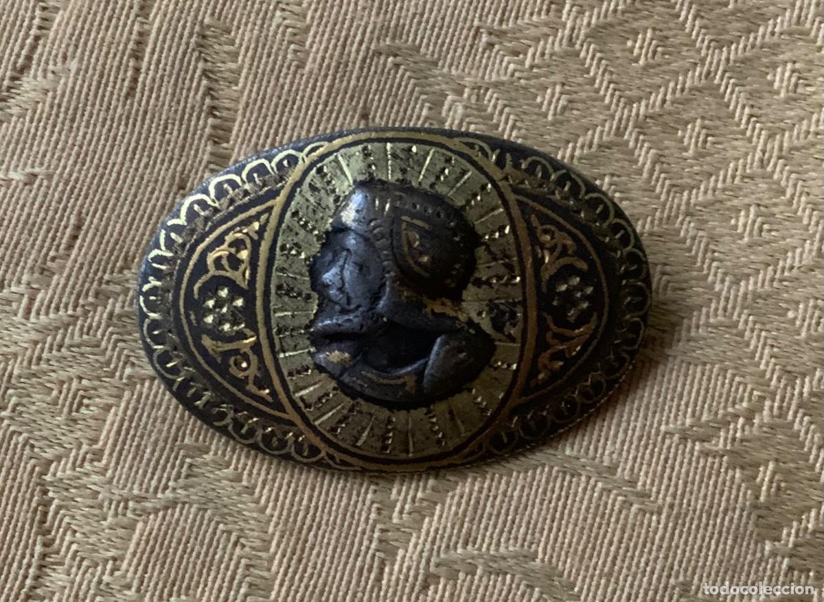 Joyeria: ANTIGUO BROCHE DAMASQUINADO DE TOLEDO - Foto 2