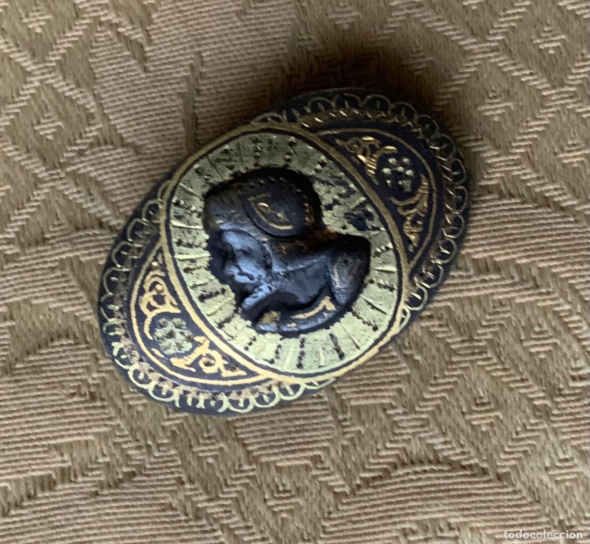 Joyeria: ANTIGUO BROCHE DAMASQUINADO DE TOLEDO - Foto 4