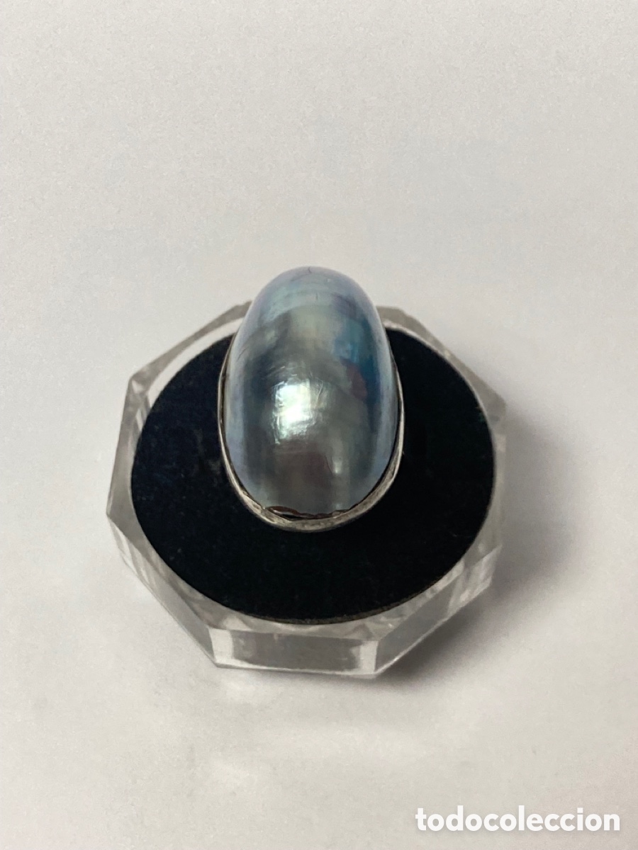 Joyeria: Sortija de plata y perla filipinas/S60 - Foto 1