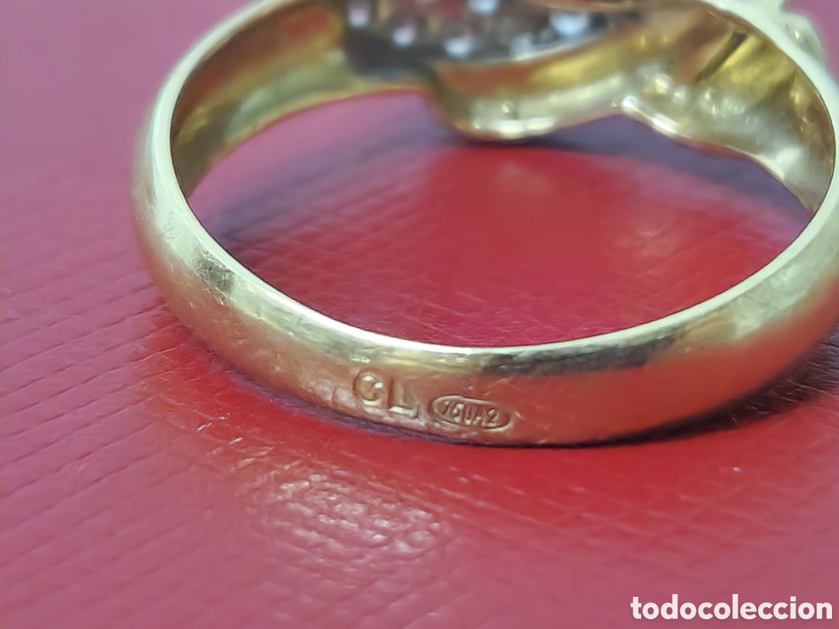 Joyeria: ANILLO ORO 18 K RUBI Y CIRCONITAS - Foto 8