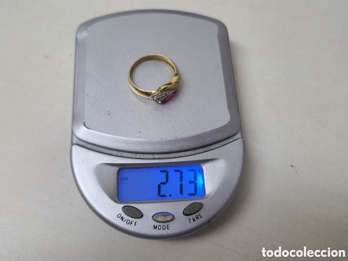 Joyeria: ANILLO ORO 18 K RUBI Y CIRCONITAS - Foto 10