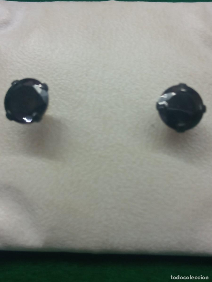 Joyeria: Pendientes plata y azabache + - Foto 1