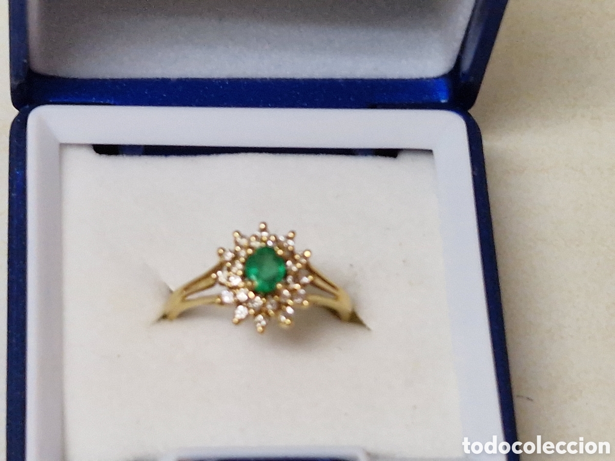 Joyeria: PRECIOSA SORTIJA DE ESMERALDA Y DIAMANTES - Foto 8