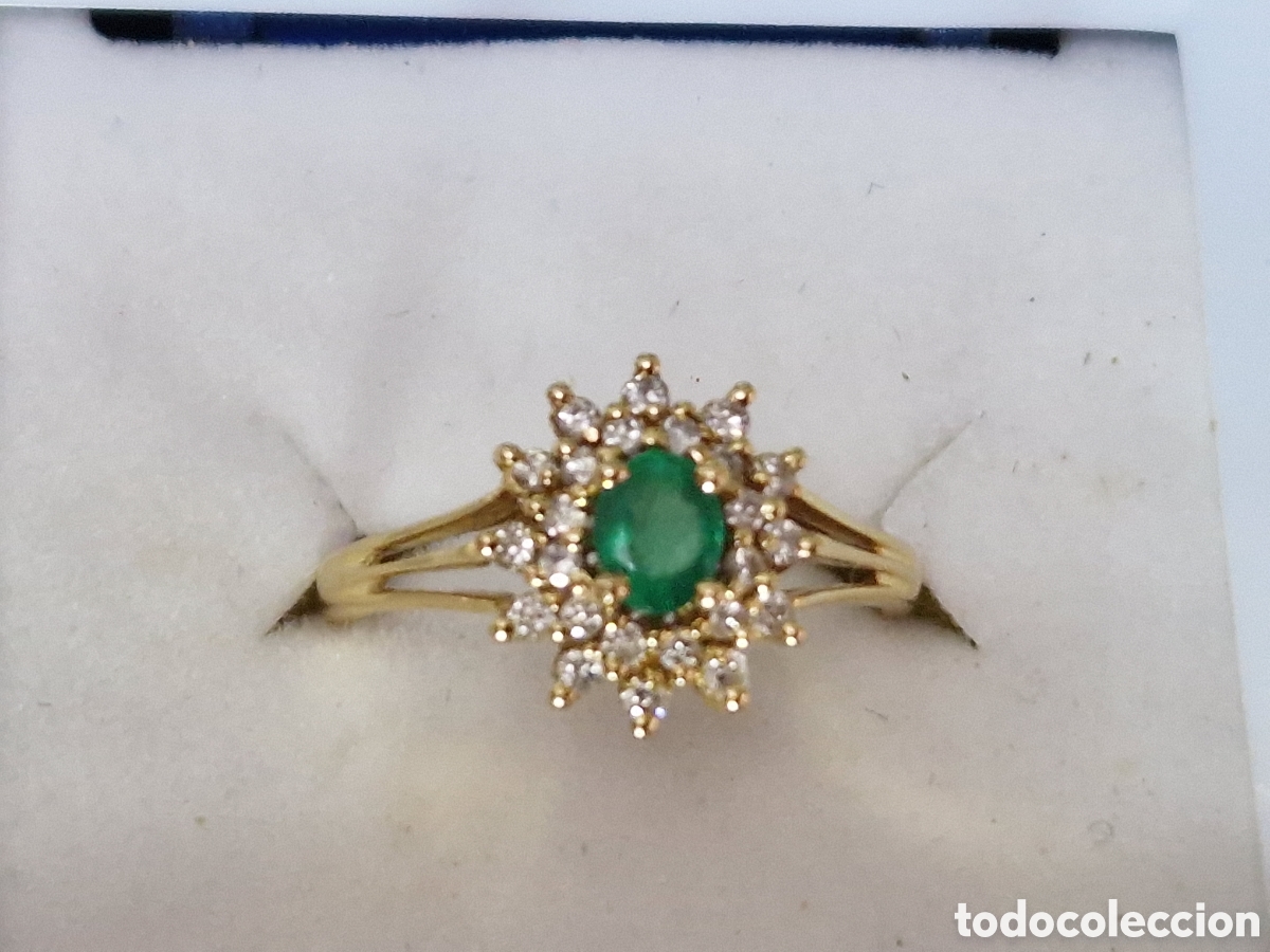 Joyeria: PRECIOSA SORTIJA DE ESMERALDA Y DIAMANTES - Foto 15