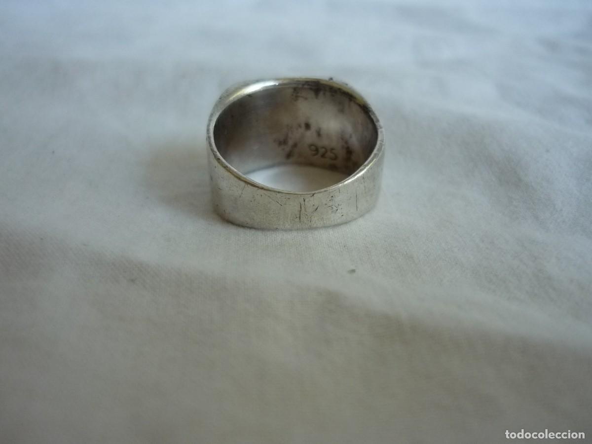 Joyeria: Anillo de plata 925 poker As de picas - Foto 5