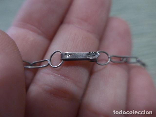 Joyeria: Antiguo collar de plata 925 original, contrastado. - Foto 4