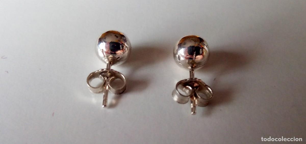 Joyeria: PENDIENTES DE PLATA DE LEY - BOLAS (5 MM) - NUEVOS - Foto 6
