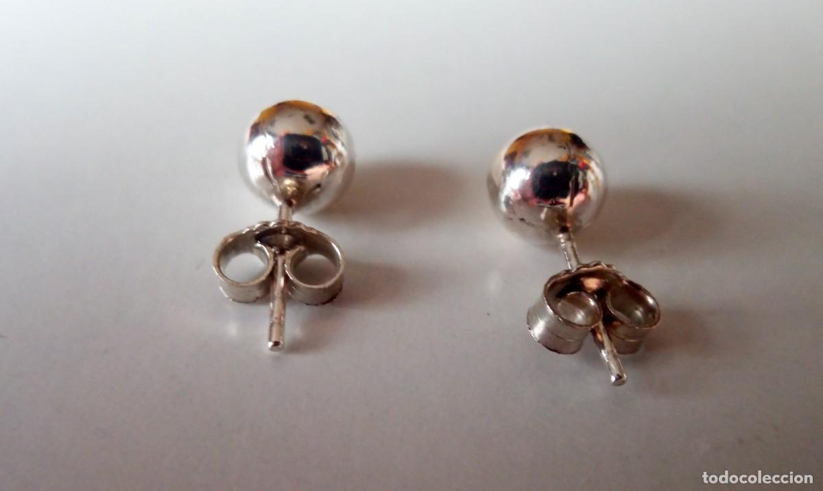 Joyeria: PENDIENTES DE PLATA DE LEY - BOLAS (5 MM) - NUEVOS - Foto 7
