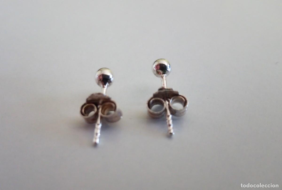 Joyeria: PENDIENTES DE PLATA DE LEY - BOLAS (2 MM) - NUEVOS - Foto 6